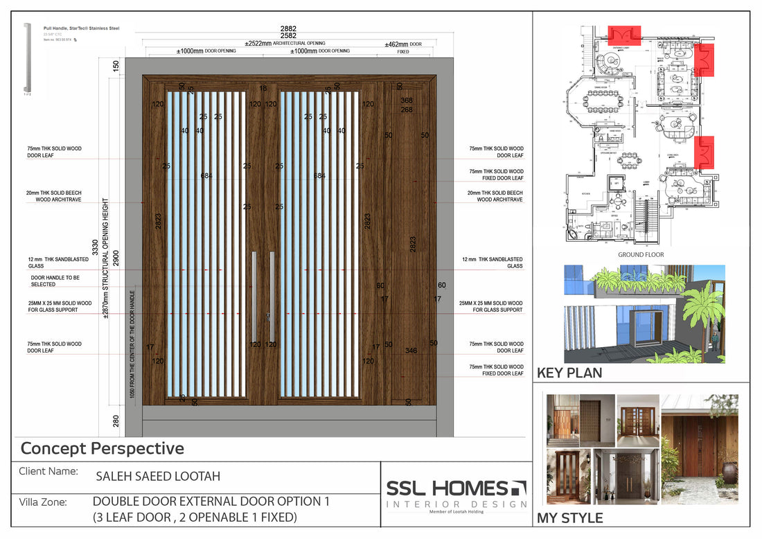 GF EXTERIOR DOUBLE DOOR 1