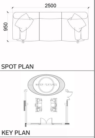 3 Seater Sofa -Entrance