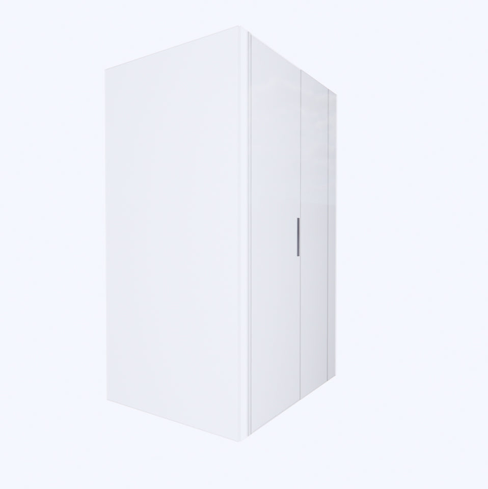 FF Br3 Bathroom GLASS PARTITION - Single