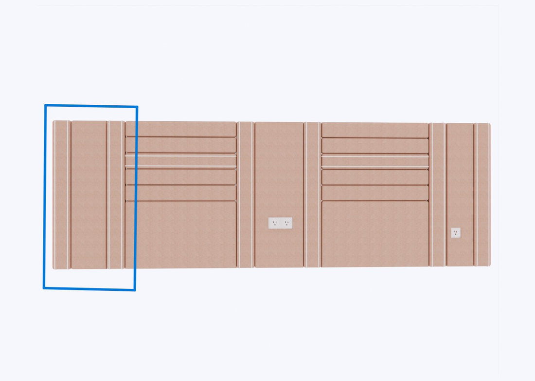 HEADBOARD SIDE PANELS  (LEFT)