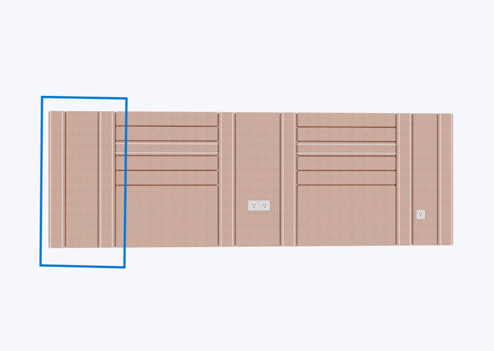 HEADBOARD SIDE PANELS  (LEFT)