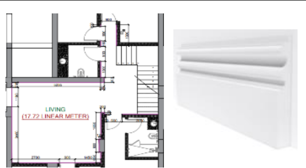 Basement - Living Skirting