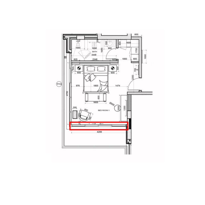 BEDROOM 1- Maryam Bedrom- 5m X 3m